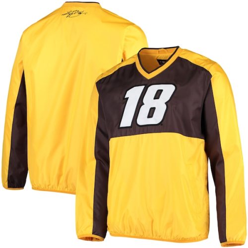 Kyle Busch G-III Sports by Carl Banks High Heat V-Neck Pullover Jacket - Yellow