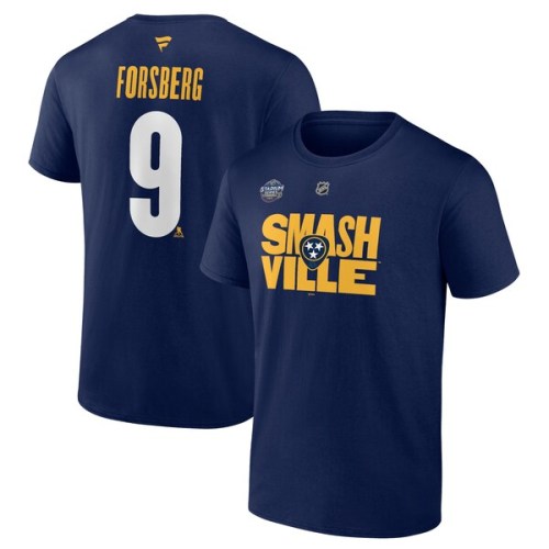 Filip Forsberg Nashville Predators Fanatics Branded 2022 NHL Stadium Series Name & Number T-Shirt - Navy