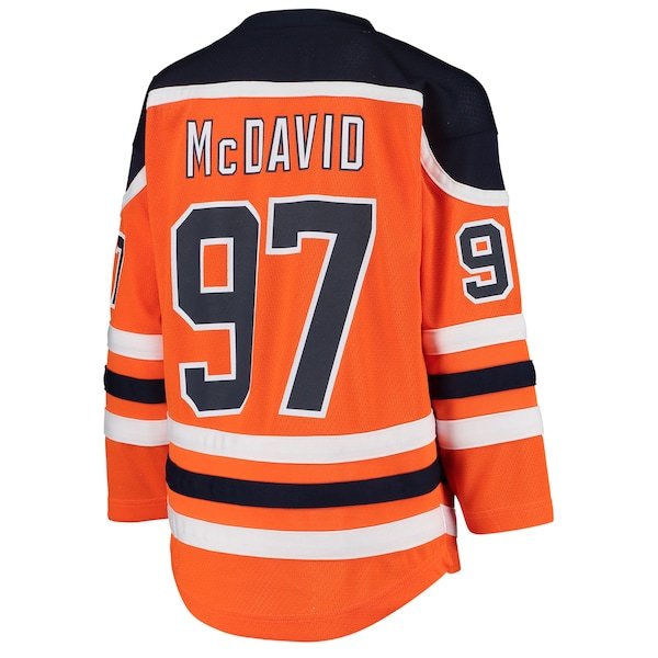 Connor McDavid Edmonton Oilers Youth Home Replica Player Jersey - Orange
