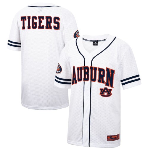 Auburn Tigers Colosseum Free Spirited Baseball Jersey - White/Navy