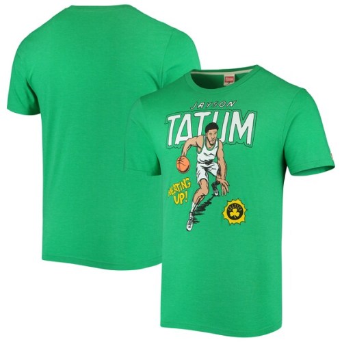 Jayson Tatum Boston Celtics Homage Comic Book Player Tri-Blend T-Shirt - Kelly Green