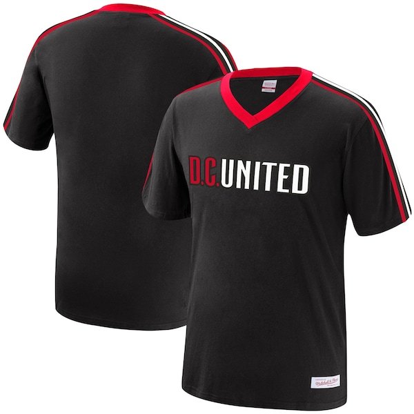 D.C. United Mitchell & Ness Overtime Win V-Neck T-Shirt - Black
