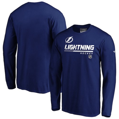 Tampa Bay Lightning Fanatics Branded Authentic Pro Core Collection Prime Long Sleeve T-Shirt - Blue