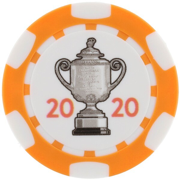 2020 PGA Championship Ahead Poker Chip - Orange