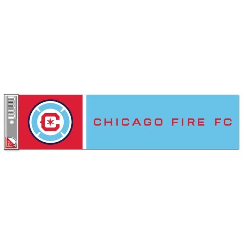 Chicago Fire WinCraft 3'' x 12'' Bumper Sticker