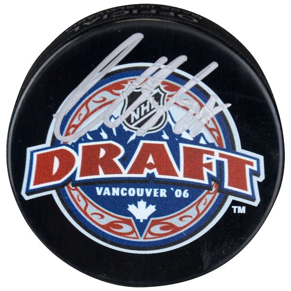 Claude Giroux Philadelphia Flyers Fanatics Authentic Autographed 2006 NHL Draft Hockey Puck