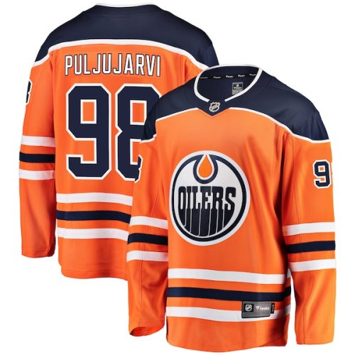 Jesse Puljujarvi Edmonton Oilers Fanatics Branded Breakaway Player Jersey - Orange
