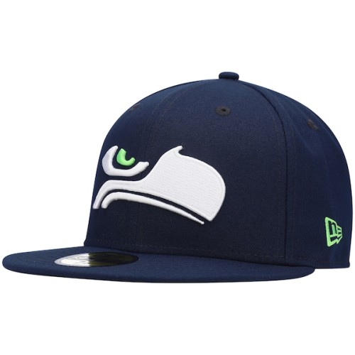 Seattle Seahawks New Era Elemental 59FIFTY Fitted Hat - College Navy