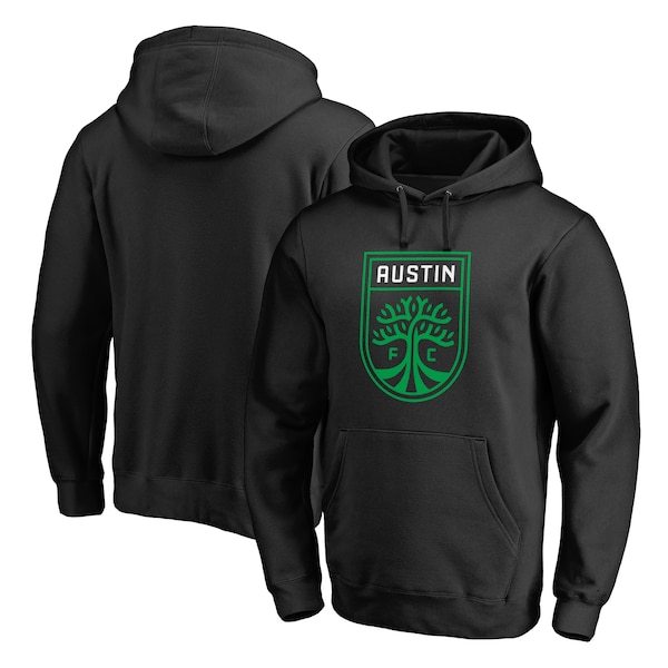 Austin FC Fanatics Branded Primary Team Logo Pullover Hoodie - Black