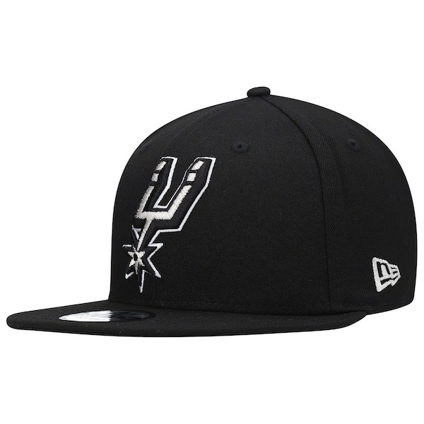 San Antonio Spurs New Era Team Color Pop 9FIFTY Snapback Hat - Black
