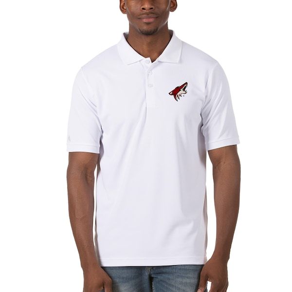 Arizona Coyotes Antigua Legacy Pique Polo - White