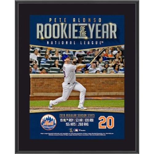 Pete Alonso New York Mets Fanatics Authentic 10.5" x 13" 2019 NL Rookie of the Year Sublimated Plaque