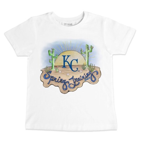 Kansas City Royals Tiny Turnip Toddler 2022 Spring Training T-Shirt - White