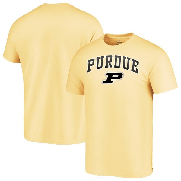 Purdue Boilermakers Fanatics Branded Campus T-Shirt - Gold