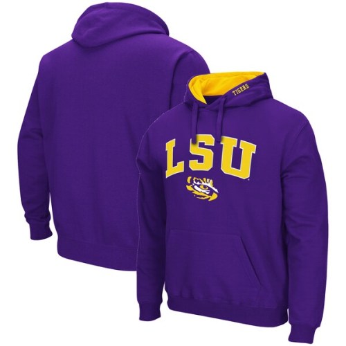 LSU Tigers Colosseum Arch & Logo 3.0 Pullover Hoodie - Purple
