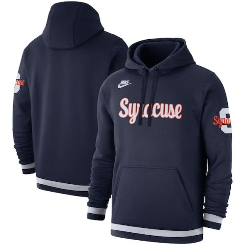 Syracuse Orange Nike Retro Pullover Hoodie - Navy