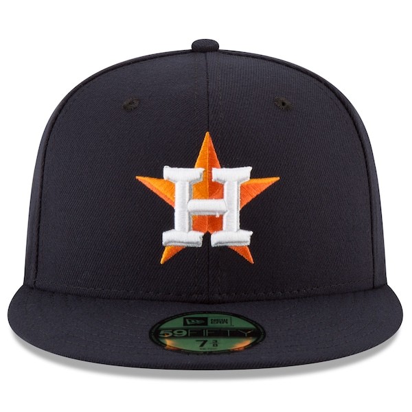 Houston Astros New Era Home 60th Anniversary Authentic Collection On-Field 59FIFTY Fitted Hat - Navy