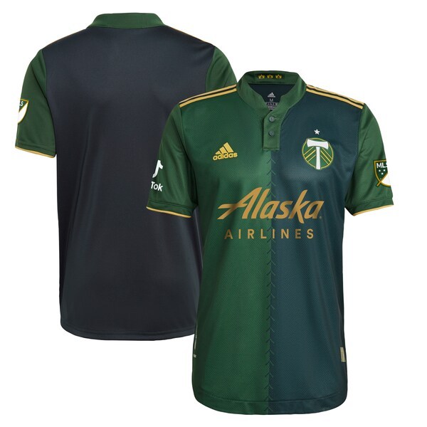Portland Timbers adidas 2021 Primary Authentic Jersey - Green
