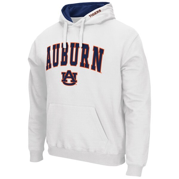 Auburn Tigers Colosseum Arch & Logo 3.0 Pullover Hoodie - White