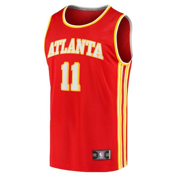 Trae Young Atlanta Hawks Fanatics Branded Youth 2020/21 Fast Break Player Jersey - Red - Icon Edition