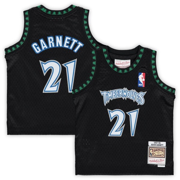 Kevin Garnett Minnesota Timberwolves Mitchell & Ness Infant 1997/98 Hardwood Classics Retired Player Jersey - Black