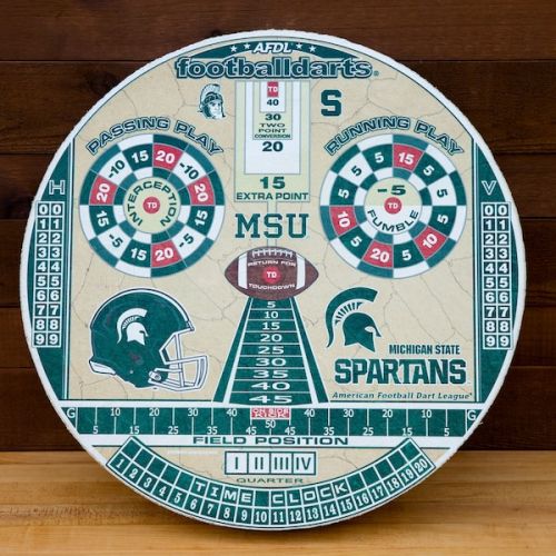 Michigan State Spartans Official Football Dart Board