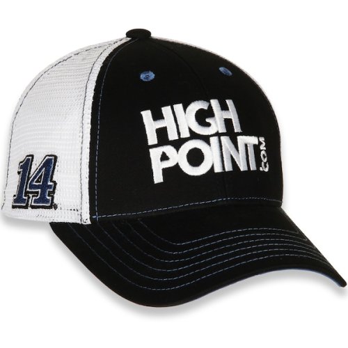Chase Briscoe Stewart-Haas Racing Team Collection HighPoint Sponsor Adjustable Trucker Hat - Black/White