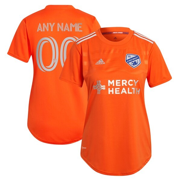 FC Cincinnati adidas Women's 2022 Juncta Juvant Kit Replica Custom Jersey - Orange