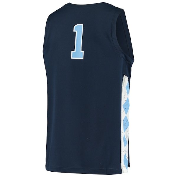 #1 North Carolina Tar Heels Jordan Brand Unisex Replica Basketball Jersey - Navy