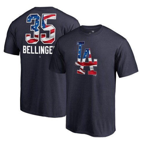 Cody Bellinger Los Angeles Dodgers Fanatics Branded Banner Wave Name & Number T-Shirt - Navy