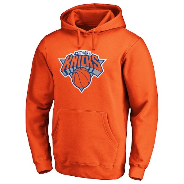 New York Knicks Fanatics Branded Big & Tall Primary Team Logo Pullover Hoodie - Orange