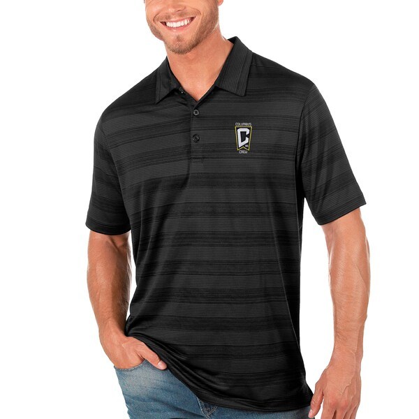 Columbus Crew Antigua Compass Logo Polo - Black