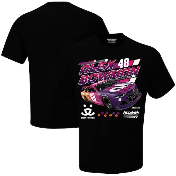 Alex Bowman Hendrick Motorsports Team Collection Graphic 1-Spot T-Shirt - Black