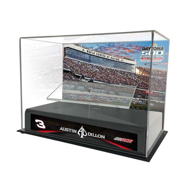 Austin Dillon Fanatics Authentic 2018 Daytona 500 Champion 1:24 Die Cast Display Case with Sublimated Plate