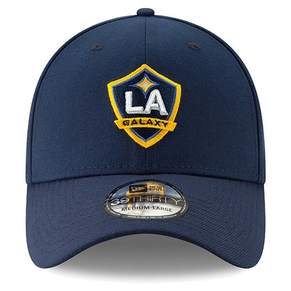 LA Galaxy New Era Team Logo 39THIRTY Flex Hat - Navy
