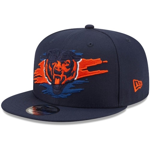 Chicago Bears New Era Logo Tear 9FIFTY Snapback Hat - Navy