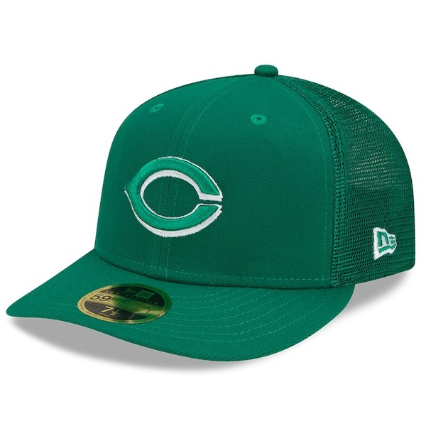Cincinnati Reds New Era 2022 St. Patrick's Day On-Field Low Profile 59FIFTY Fitted Hat - Green