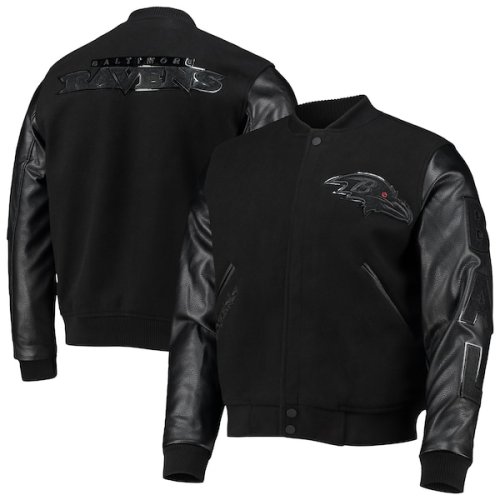 Baltimore Ravens Pro Standard Full-Zip Varsity Jacket - Black