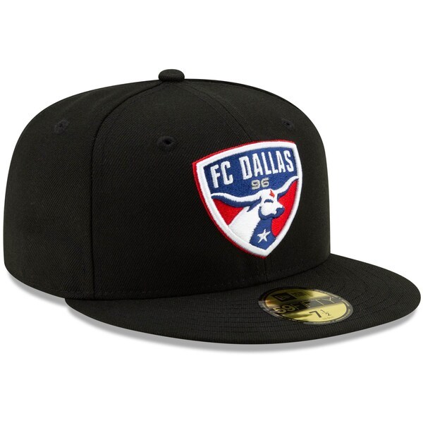FC Dallas New Era Primary Logo 59FIFTY Fitted Hat - Black