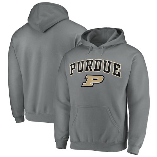 Fanatics Branded Purdue Boilermakers Campus Pullover Hoodie - Charcoal