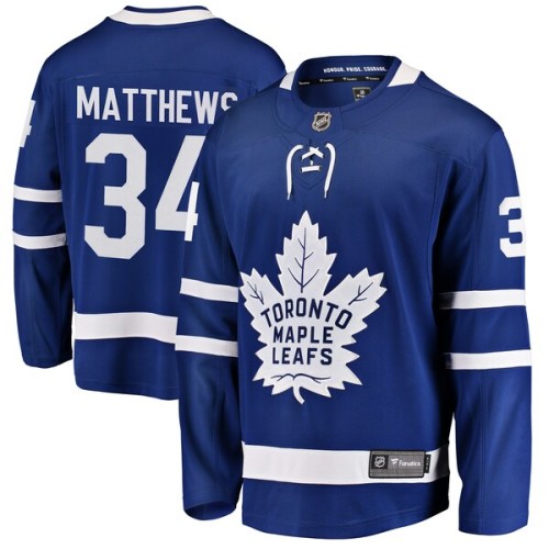 Auston Matthews Toronto Maple Leafs Fanatics Branded Youth Home Breakaway Player Jersey - Blue