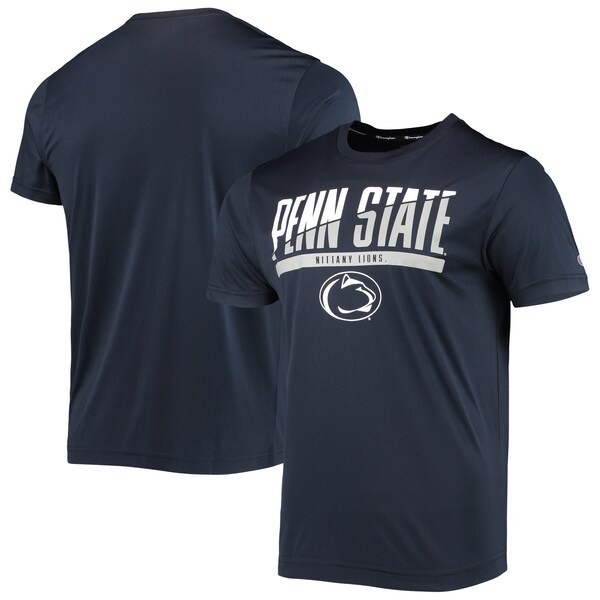Penn State Nittany Lions Champion Wordmark Slash T-Shirt - Navy