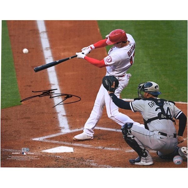 Shohei Ohtani Los Angeles Angels Fanatics Authentic Autographed 16" x 20" Hitting Photograph