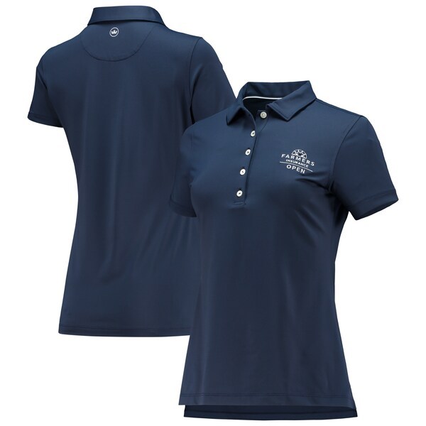 Farmers Insurance Open Peter Millar Women's Perfect Fit Performance Polo - Navy