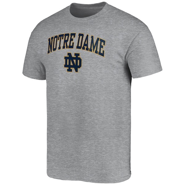 Notre Dame Fighting Irish Fanatics Branded Campus T-Shirt - Heather Gray