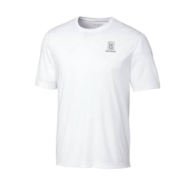 TPC River Highlands Cutter & Buck Spin Jersey T-Shirt - White