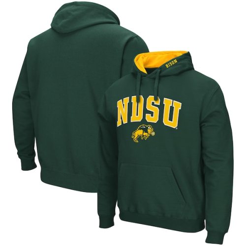 NDSU Bison Colosseum Arch and Logo Pullover Hoodie - Green