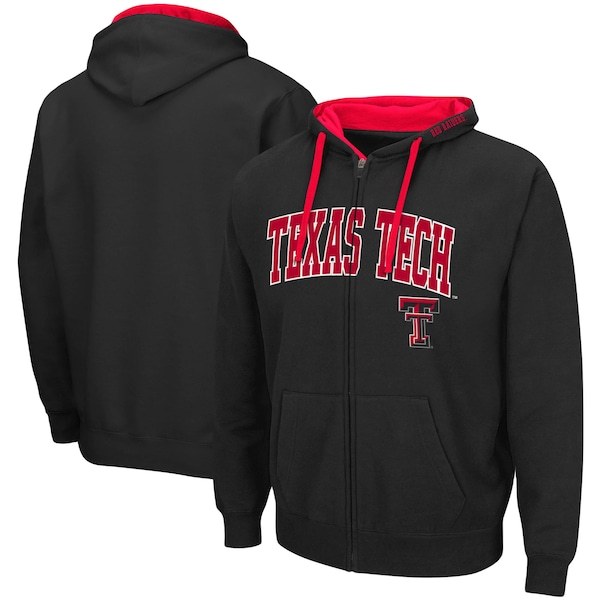 Texas Tech Red Raiders Colosseum Big & Tall Full-Zip Hoodie - Black