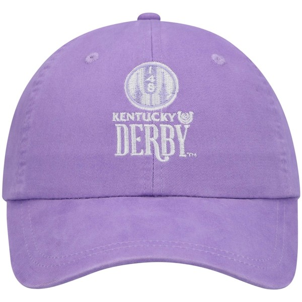 Kentucky Derby 148 Kate Lord Women's Peach Twill Adjustable Hat - Purple