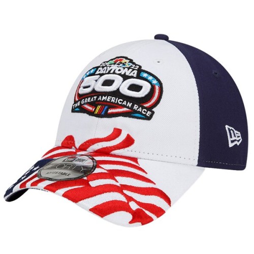 Daytona International Speedway New Era 2022 Daytona 500 Americana 9FORTY Adjustable Snapback Hat - White